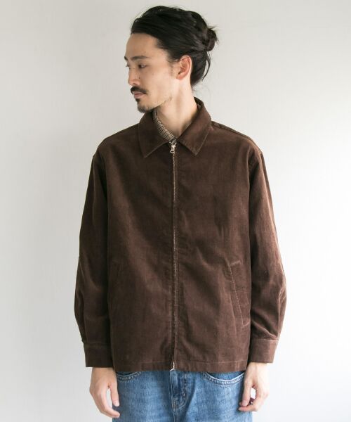 CORDUROY ZIP BLOUSON