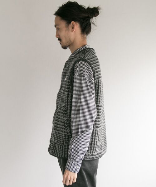 URBAN RESEARCH / アーバンリサーチ ベスト | Vincent et Mireille　BOA VEST CHECK | 詳細3