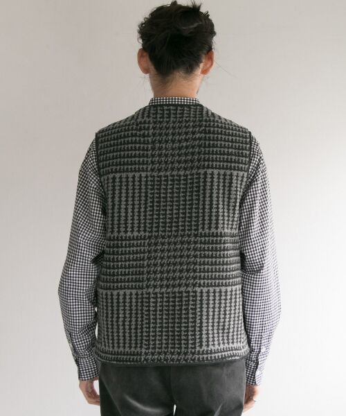 URBAN RESEARCH / アーバンリサーチ ベスト | Vincent et Mireille　BOA VEST CHECK | 詳細4