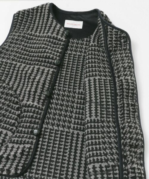 URBAN RESEARCH / アーバンリサーチ ベスト | Vincent et Mireille　BOA VEST CHECK | 詳細9