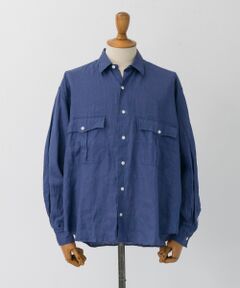 PORTER CLASSIC　ROLL UP LINEN SHIRTS