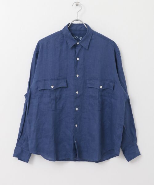 URBAN RESEARCH / アーバンリサーチ シャツ・ブラウス | PORTER CLASSIC　ROLL UP LINEN SHIRTS | 詳細1