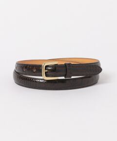 Scye　Press Croco Dress Belt