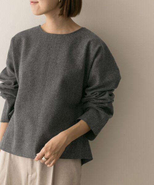 URBAN RESEARCH / アーバンリサーチ その他トップス | ELIN　Melton zip top | 詳細2