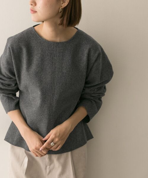 URBAN RESEARCH / アーバンリサーチ その他トップス | ELIN　Melton zip top | 詳細3