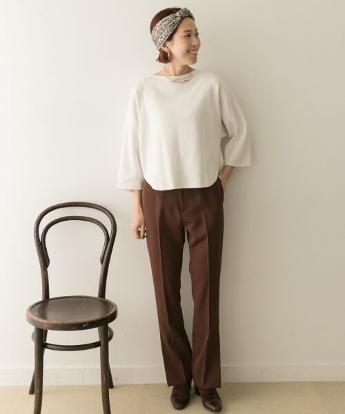 URBAN RESEARCH / アーバンリサーチ Tシャツ | YLEVE　COTTON RIB PULLOVER | 詳細3