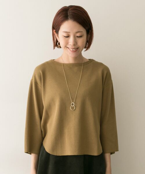 URBAN RESEARCH / アーバンリサーチ Tシャツ | YLEVE　COTTON RIB PULLOVER | 詳細8