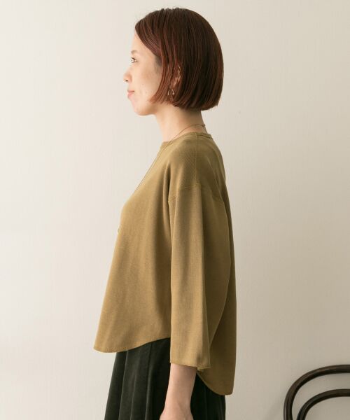 URBAN RESEARCH / アーバンリサーチ Tシャツ | YLEVE　COTTON RIB PULLOVER | 詳細9