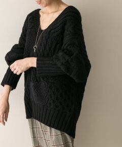 muller of yoshiokubo　Boa cable knit