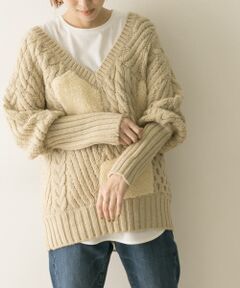 muller of yoshiokubo　Boa cable knit