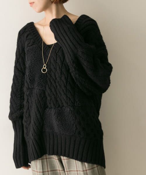 URBAN RESEARCH / アーバンリサーチ ニット・セーター | muller of yoshiokubo　Boa cable knit | 詳細1