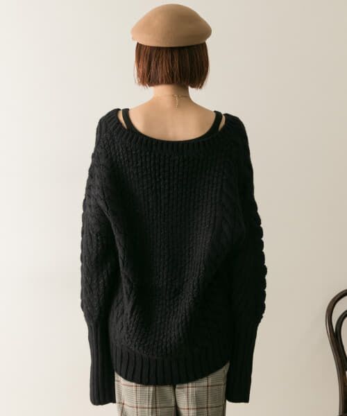 URBAN RESEARCH / アーバンリサーチ ニット・セーター | muller of yoshiokubo　Boa cable knit | 詳細10