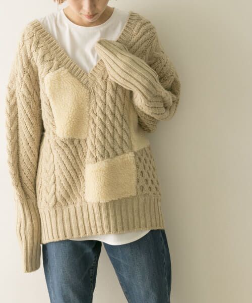 URBAN RESEARCH / アーバンリサーチ ニット・セーター | muller of yoshiokubo　Boa cable knit | 詳細5