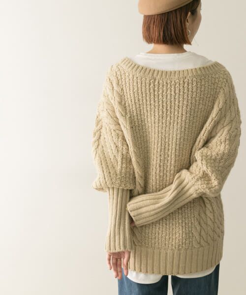 URBAN RESEARCH / アーバンリサーチ ニット・セーター | muller of yoshiokubo　Boa cable knit | 詳細6