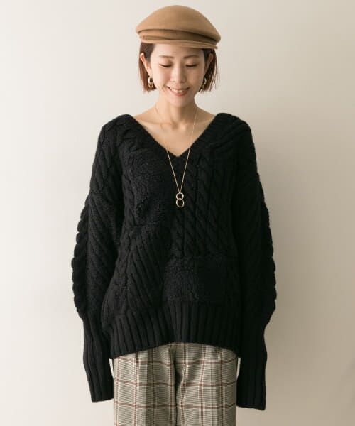 URBAN RESEARCH / アーバンリサーチ ニット・セーター | muller of yoshiokubo　Boa cable knit | 詳細8