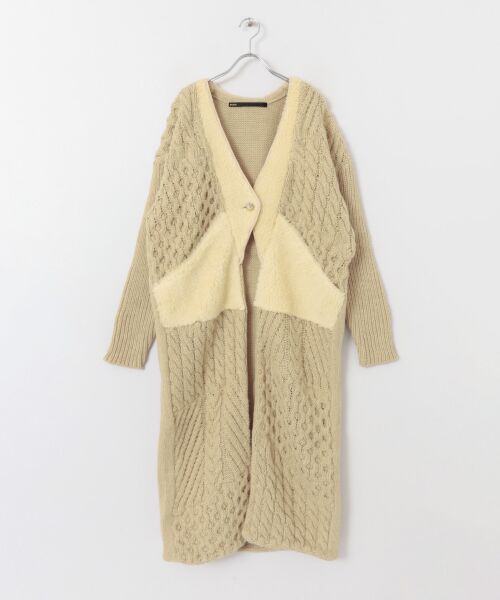 セール】 muller of yoshiokubo Boa cable long cardigan