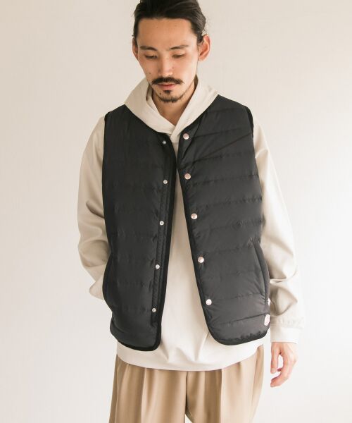 セール】 Vincent et Mireille STITCHLESS DOWN VEST （ダウン