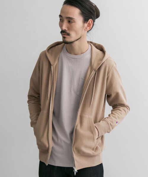 tan champion hoodie