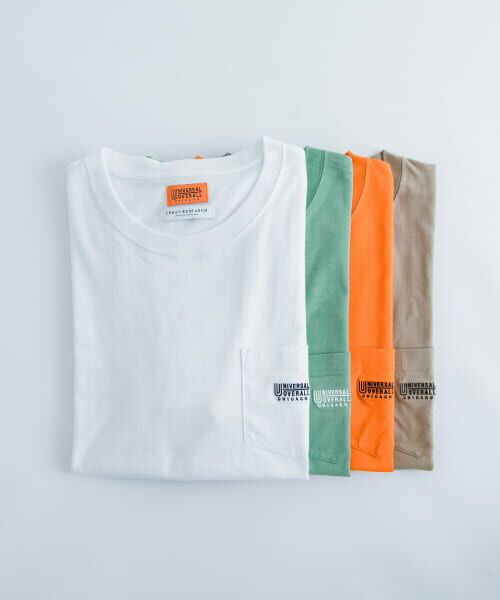 URBAN RESEARCH / アーバンリサーチ Tシャツ | 『別注』UNIVERSAL OVERALL×URBAN RESEARCH エンブロイダリーTシャツ | 詳細14