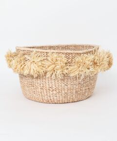 Indego Africa　Natural Pom Basket