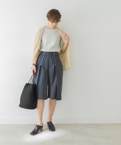 URBAN RESEARCH / アーバンリサーチ ショート・ハーフ・半端丈パンツ | EARIH　TUSSAH HALF PANTS | 詳細7