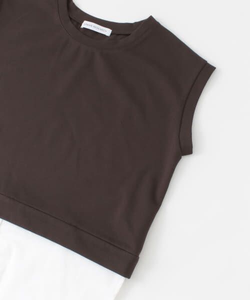URBAN RESEARCH / アーバンリサーチ Tシャツ | シャツレイヤード風フレンチスリーブカットソー | 詳細10