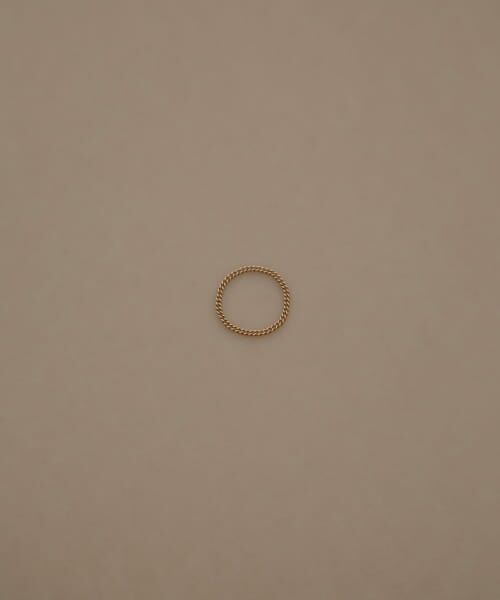 URBAN RESEARCH/アーバンリサーチ decor『デコール』 18K FlatlinkRing Gold 11 URBAN RESEARCH/アーバンリサーチ decor『デコール』 18K FlatlinkRing Gold 11