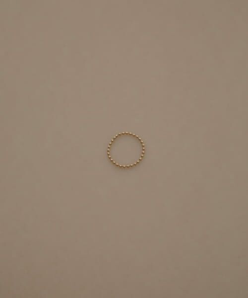URBAN RESEARCH/アーバンリサーチ decor『デコール』 18K BallRing Gold 15 URBAN RESEARCH/アーバンリサーチ decor『デコール』 18K BallRing Gold 15