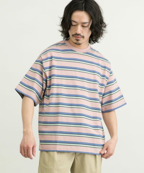 セール】 マルチボーダーオーバーTシャツ （Tシャツ）｜URBAN RESEARCH