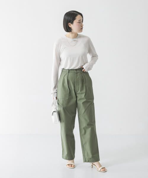 URBAN RESEARCH / アーバンリサーチ その他パンツ | 『ユニセックス』バックサテンUTILITY TROUSERS by SHIOTA | 詳細13