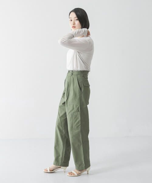 URBAN RESEARCH / アーバンリサーチ その他パンツ | 『ユニセックス』バックサテンUTILITY TROUSERS by SHIOTA | 詳細16
