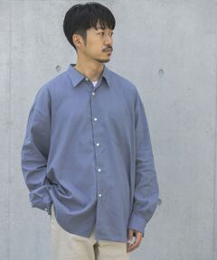 <strong style="font-weight:bold;">世界最高峰のシャツメーカー「ALBINI」社の素材を使用したリネンシャツ。</strong><br><br>ボクシィでややルーズな美シルエット。ALBINI社リネン、COOLMAX、CORCORAN超長綿を織り込みしなやかな肌触りと美しい色合いに仕上がりました。湿度の高い日本でもノンストレスに着用できる吸水速乾性、ハンドウォッシャブルとコンフォータブルな1面も兼備したワンランク上のリネンシャツです。<br><br><br><br>※この商品は麻を使用しています。素材の特性上、シワになりやすいのでご注意ください。<br>※この商品は、縫い目などに過度な力が加わることで滑脱(縫い目が滑って開いたり、縫いしろが抜ける)する場合がありますのでご注意ください。<br>※その他お取り扱いに関しましては、商品に付属のアテンションタグをご覧ください。<br><br>※商品画像は、光の当たり具合やパソコンなどの閲覧環境により、実際の色味と異なって見える場合がございます。予めご了承ください。<br>※商品の色味の目安は、商品単体の画像をご参照ください。<br><br>-----------------------------<br>透け感：ややあり<br>伸縮性：なし<br>裏地：なし<br>光沢：なし<br>ポケット：あり<br>-----------------------------