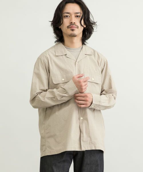 URBAN RESEARCH / アーバンリサーチ シャツ・ブラウス | WORK NOT WORK　Checked Open collar Shirts | 詳細1