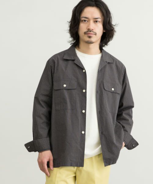 URBAN RESEARCH / アーバンリサーチ シャツ・ブラウス | WORK NOT WORK　Checked Open collar Shirts | 詳細5