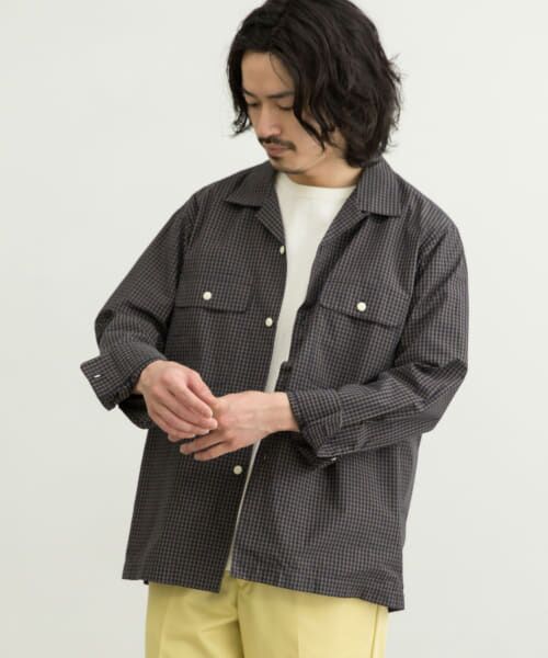 URBAN RESEARCH / アーバンリサーチ シャツ・ブラウス | WORK NOT WORK　Checked Open collar Shirts | 詳細6