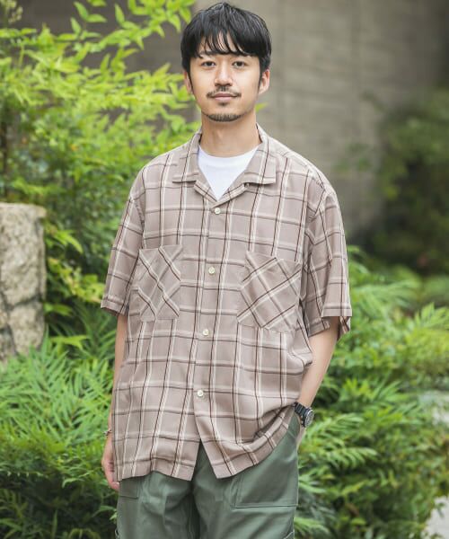 URBAN RESEARCH / アーバンリサーチ シャツ・ブラウス | WORK NOT WORK　Open Collar Checked Shirts | 詳細11
