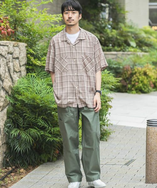 URBAN RESEARCH / アーバンリサーチ シャツ・ブラウス | WORK NOT WORK　Open Collar Checked Shirts | 詳細13