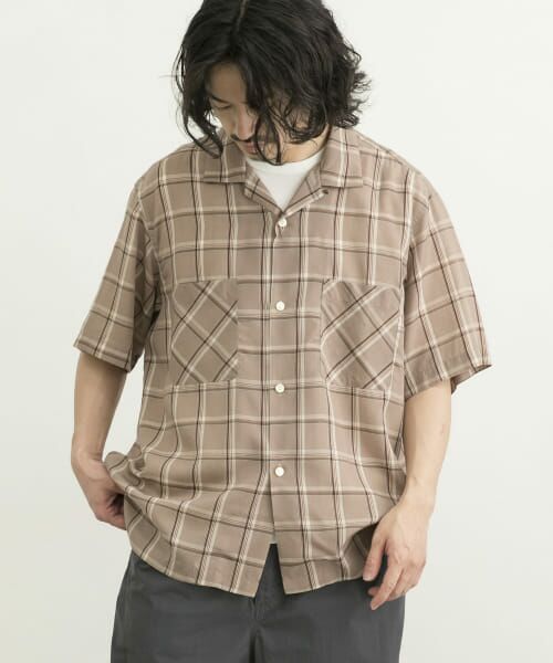 URBAN RESEARCH / アーバンリサーチ シャツ・ブラウス | WORK NOT WORK　Open Collar Checked Shirts | 詳細16