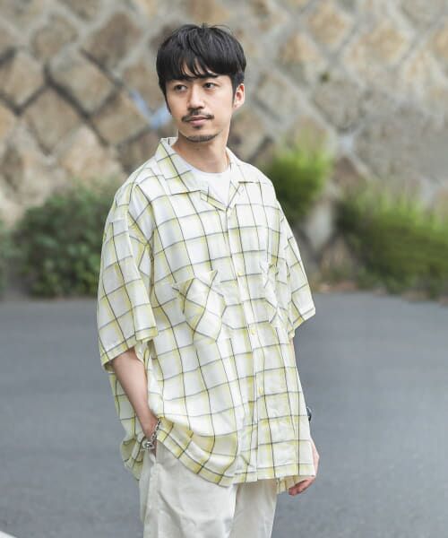 URBAN RESEARCH / アーバンリサーチ シャツ・ブラウス | WORK NOT WORK　Open Collar Checked Shirts | 詳細2