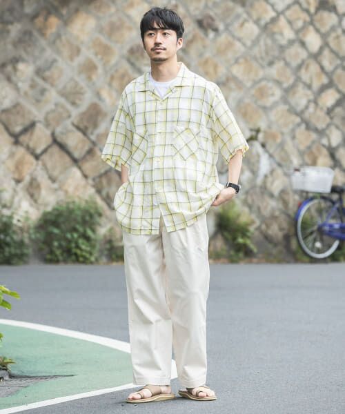 URBAN RESEARCH / アーバンリサーチ シャツ・ブラウス | WORK NOT WORK　Open Collar Checked Shirts | 詳細4