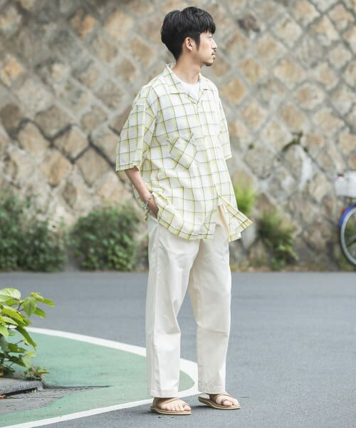 URBAN RESEARCH / アーバンリサーチ シャツ・ブラウス | WORK NOT WORK　Open Collar Checked Shirts | 詳細5