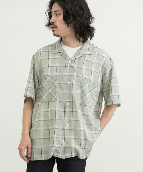URBAN RESEARCH / アーバンリサーチ シャツ・ブラウス | WORK NOT WORK　Open Collar Checked Shirts | 詳細7