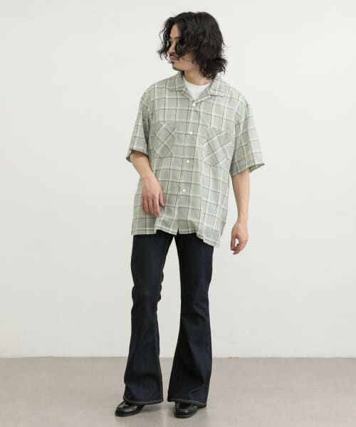 URBAN RESEARCH / アーバンリサーチ シャツ・ブラウス | WORK NOT WORK　Open Collar Checked Shirts | 詳細8