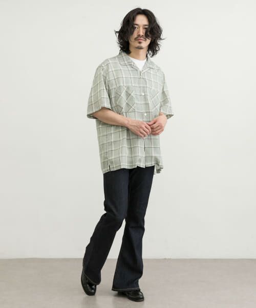URBAN RESEARCH / アーバンリサーチ シャツ・ブラウス | WORK NOT WORK　Open Collar Checked Shirts | 詳細9