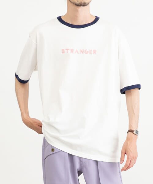 URBAN RESEARCH / アーバンリサーチ Tシャツ | URBAN RESEARCH iD　STRANGERリンガーTシャツ | 詳細1