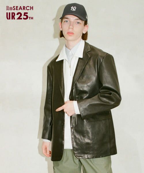 URBAN RESEARCH/アーバンリサーチ 『25周年別注』semoh×URBAN RESEARCH LEATHER JACKET BLACK 1 URBAN RESEARCH/アーバンリサーチ 『25周年別注』semoh×URBAN RESEARCH LEATHER JACKET BLACK 1