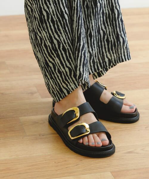 セール】 『別注』CAMINANDO×URBAN RESEARCH DOUBLE BUCKLE SANDALS