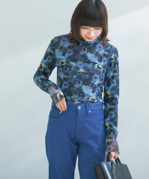 URBAN RESEARCH / アーバンリサーチ その他トップス | GANNI　PrintedMeshLongSleeveTOPS | 詳細6