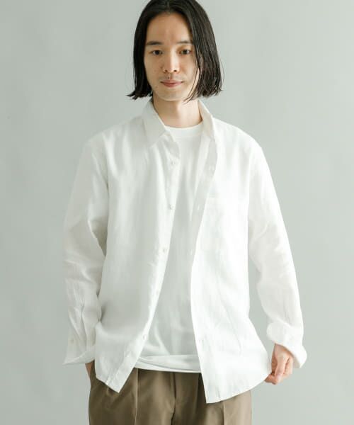 セール】 Linen Regular Fit Shirts （シャツ・ブラウス）｜URBAN