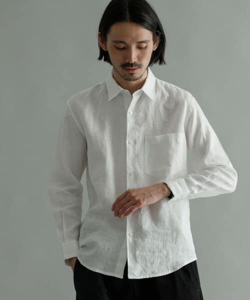 セール】 Linen Regular Fit Shirts （シャツ・ブラウス）｜URBAN